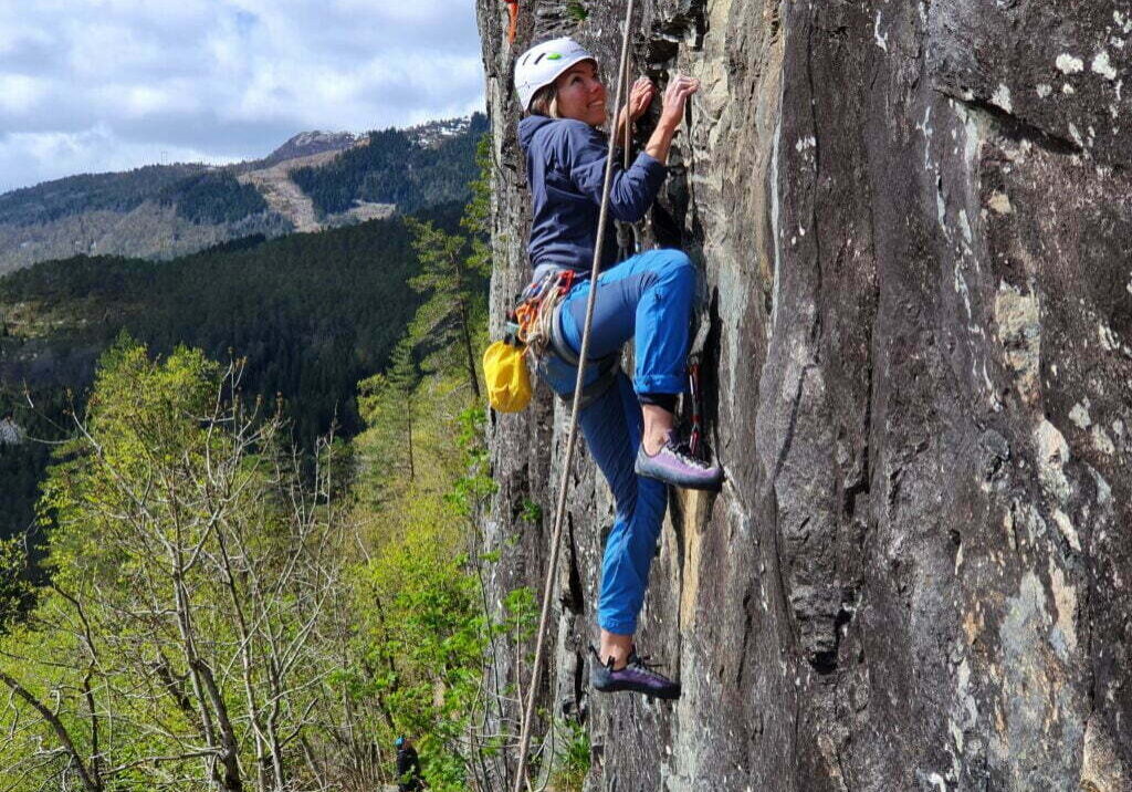 Sportsklatring på Bolstad, Voss.