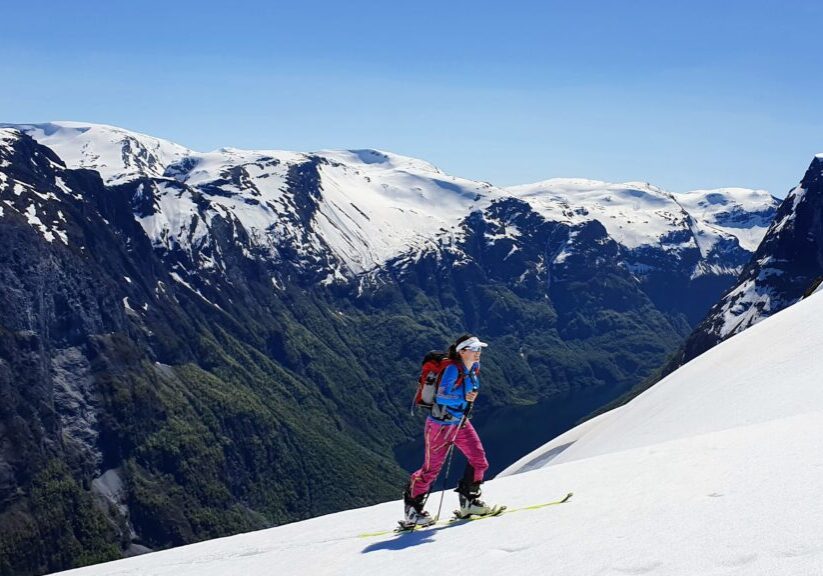 ski tur i Nærøyfjorden